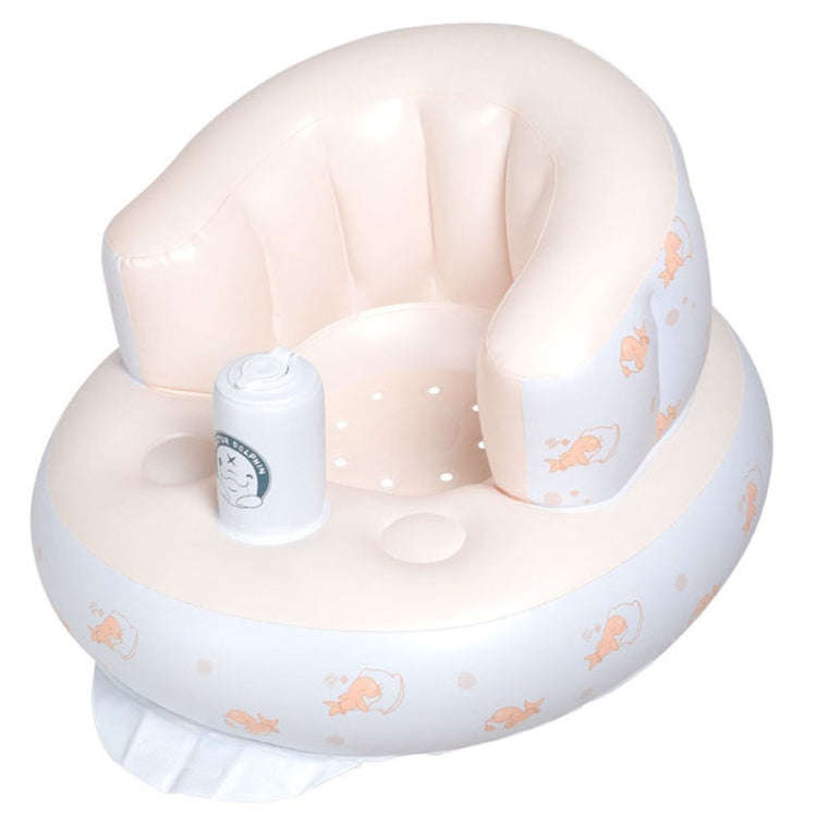 DOCTOR DOLPHIN  DD09006 Baby Training Chair Inflatable Sofa(Orange)