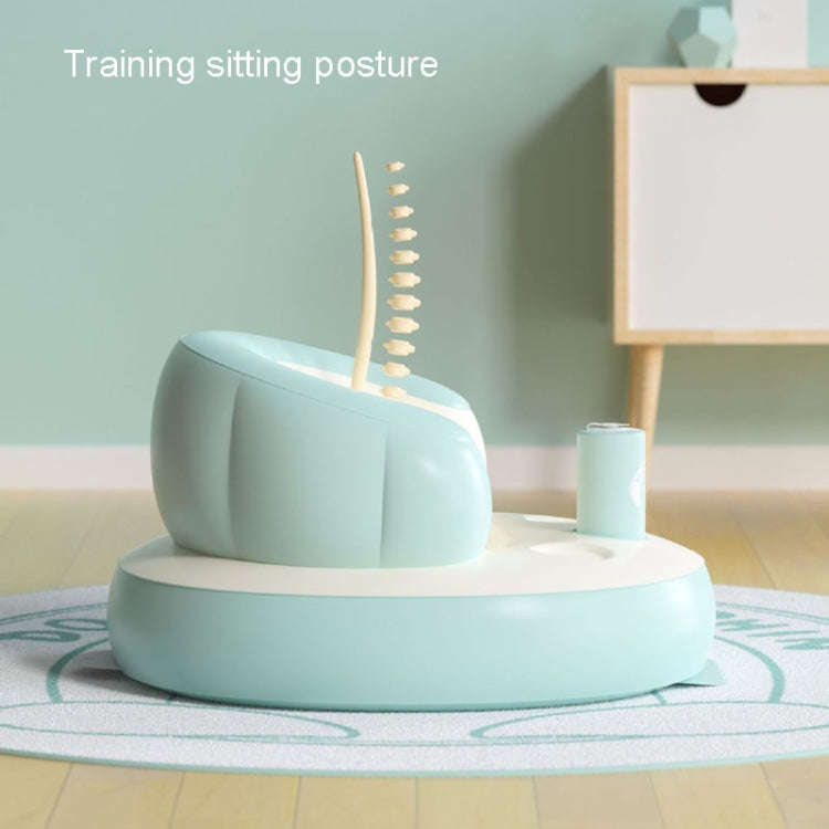DOCTOR DOLPHIN  DD09006 Baby Training Chair Inflatable Sofa(Light Blue)