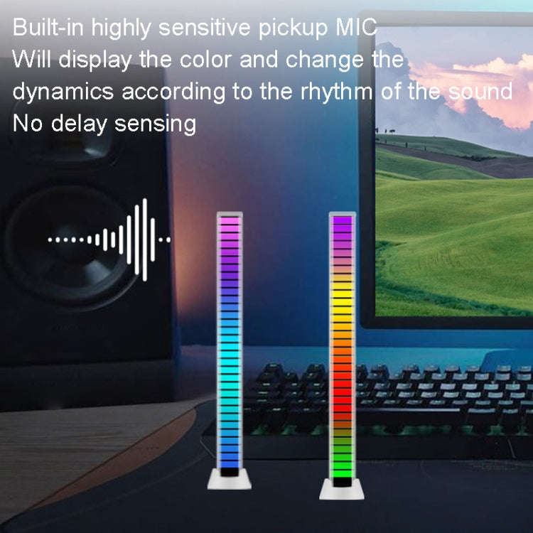 LED Pick Up Light Illuminating Light Effect Desktop Night Light, Color: Black(USB Charging)