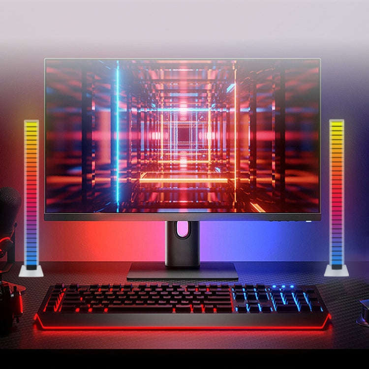 LED Pick Up Light Illuminating Light Effect Desktop Night Light, Color: Black(USB Charging)