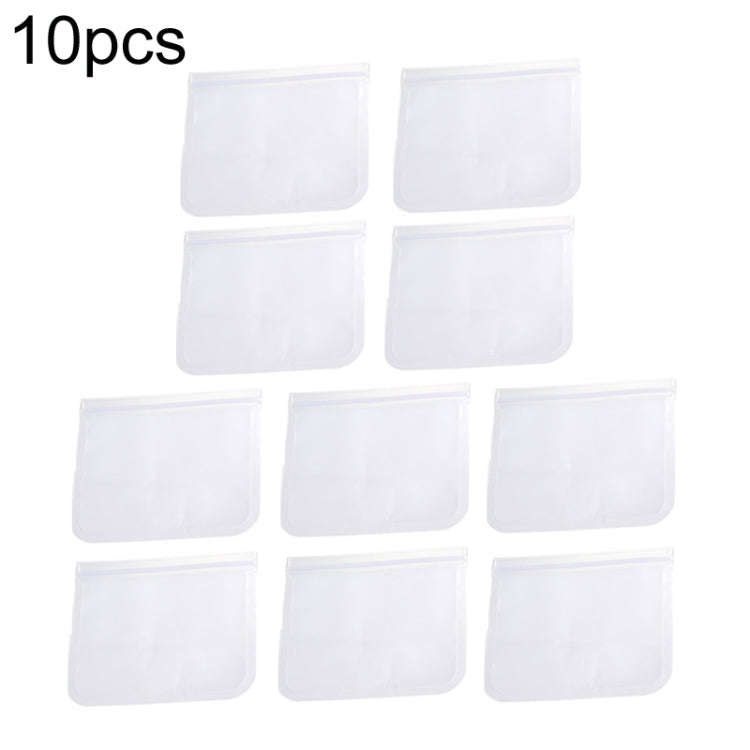10pcs EVA Refrigerator Reusable Food Airtight Peservation Bag, Size: Medium