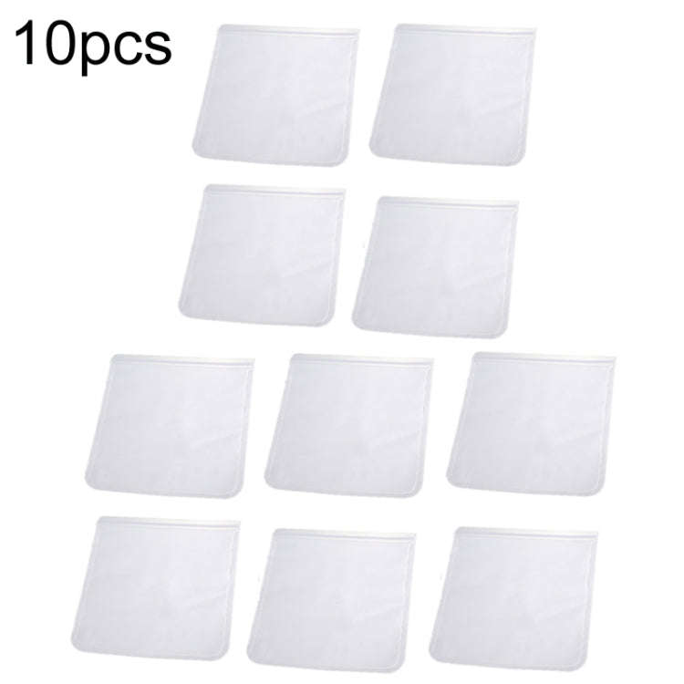 10pcs EVA Refrigerator Reusable Food Airtight Peservation Bag, Size: Extra Large