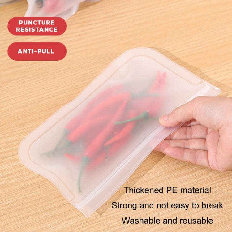 10pcs EVA Refrigerator Reusable Food Airtight Peservation Bag, Size: Extra Large