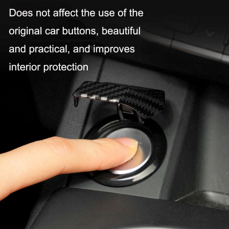 Car One-button Start Decorative Ring Knob Decorative Cover Universal(Color Random Delivery)