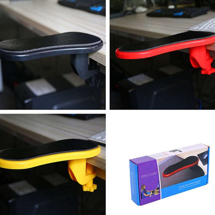 180 Degree Rotating Computer Table Hand Support Wrist Support Mouse Pad Mouse Pad Model (Yellow)
