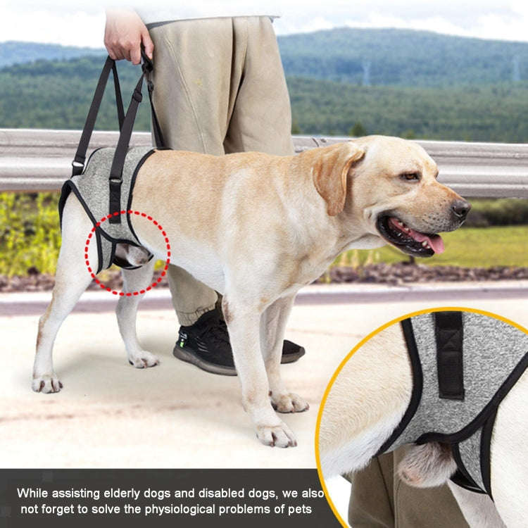 Dog Hind Leg Auxiliary Strap Decompression Auxiliary Travel Belt For Elderly and Injured Dog, Siz...