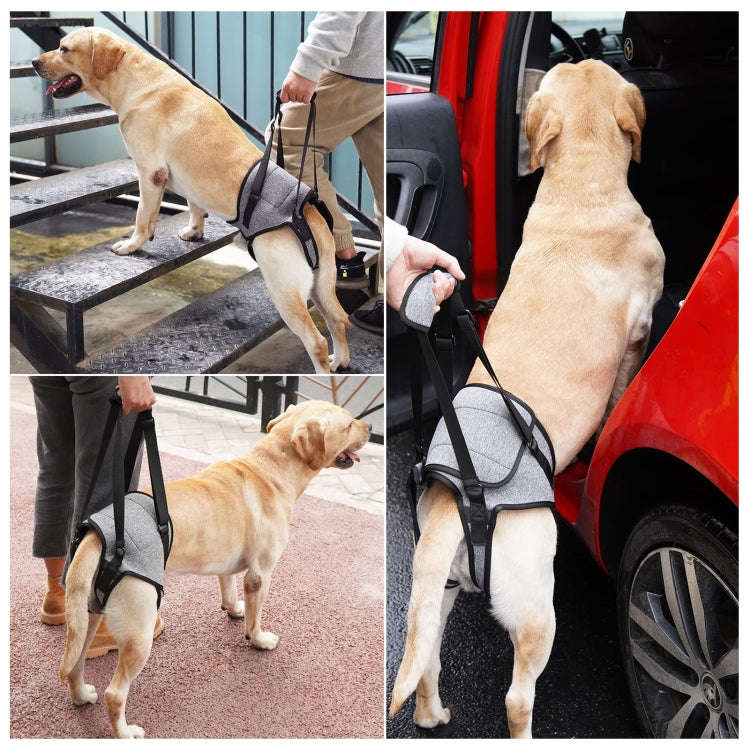 Dog Hind Leg Auxiliary Strap Decompression Auxiliary Travel Belt For Elderly and Injured Dog, Siz...