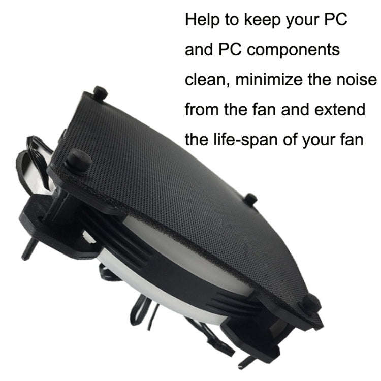 20pcs 5cm Chassis Fan PVC Dust Filter Dust Filter