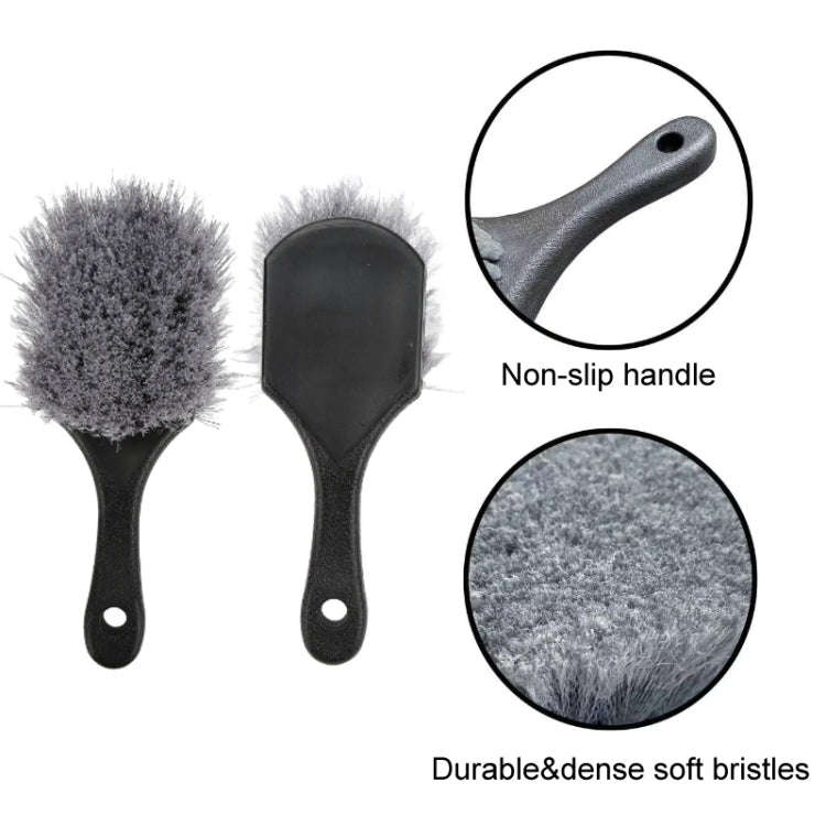 Multi-functional Wheel Washing Brush Carpet Cleaning Soft Brush, Color: Yellow
