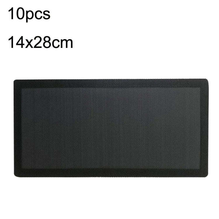 10pcs 14x28cm With Magnetic Suction Ordinary Version PVC Cooling Fan Dust Net Desktop Computer In...