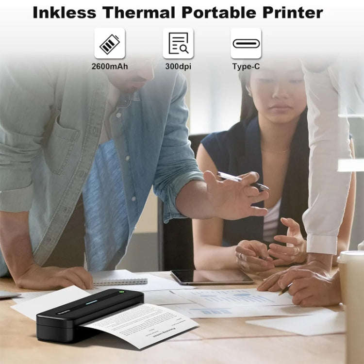 Phomemo M832 300dpi Wireless Thermal Portable Printer, Size: A4 Version(Purple)