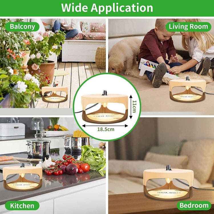 2pcs SK111 Pet Household Flea Lamp Flea Sticky Trapper Flea Capture Device(AU Plug)