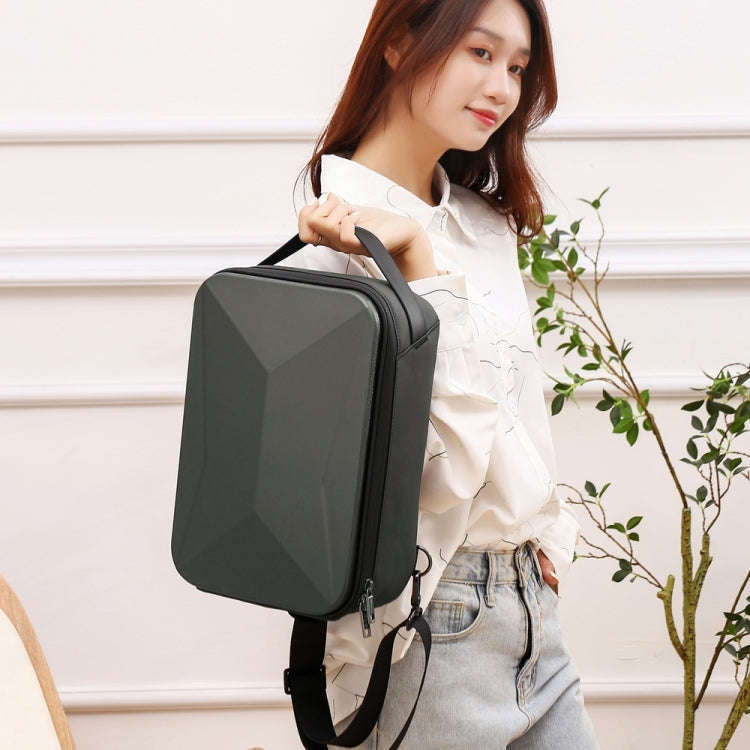 For DJI Mini 3 / Mini 3 Pro Hard Shell Storage Bag Box Chest Bag Shoulder Bag Messenger Bag(Silver)
