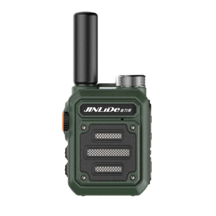 JINLIDE 3-5km 8W 6000mAh Hand-held Walkie Talkie Wireless Copy Frequency Ham Radio, CN Plug (Green)