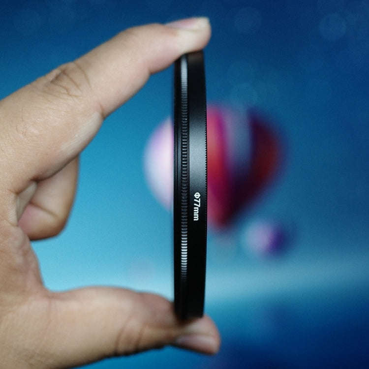 77mm Photography Foreground Blur Filter Double Half Moon SLR Accessories