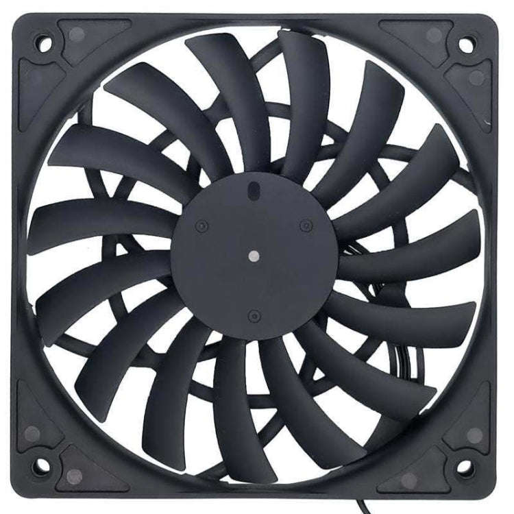 FANNER Ice Soul F12012 Desktop Chassis Ultra-thin 4pin Cooling Fan Intelligent PWM Speed Regulati...