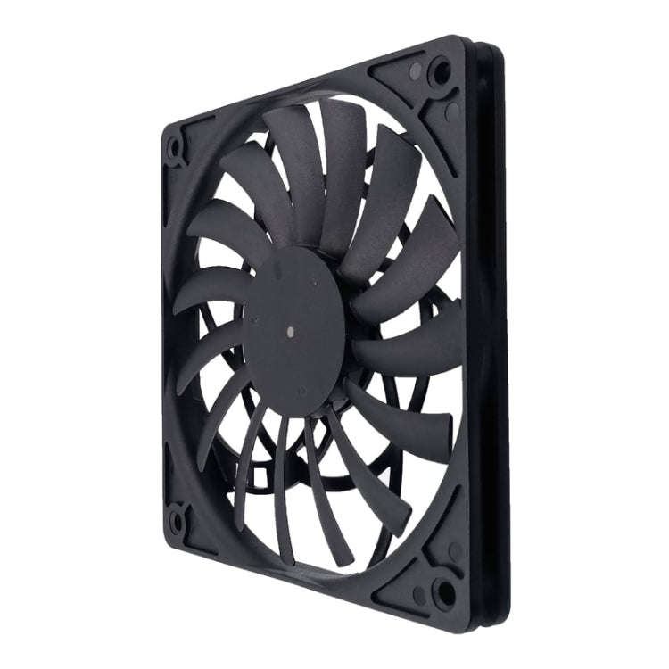 FANNER Ice Soul F12012 Desktop Chassis Ultra-thin 4pin Cooling Fan Intelligent PWM Speed Regulati...