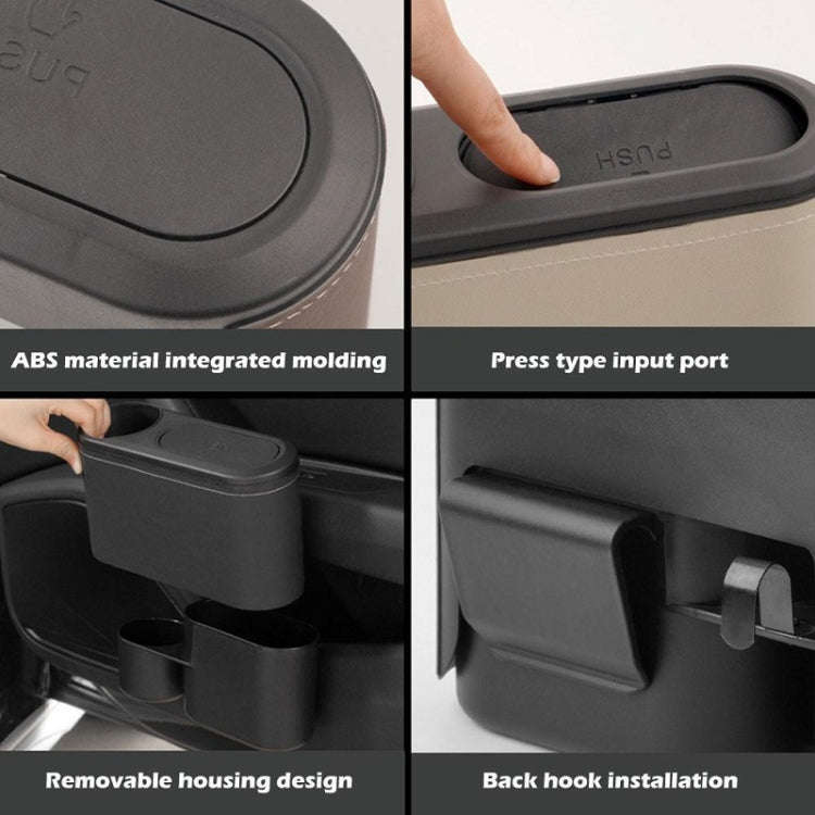Car Seat Water Cup Holder Umbrella Storage Box Trash Can, Color: Plastic