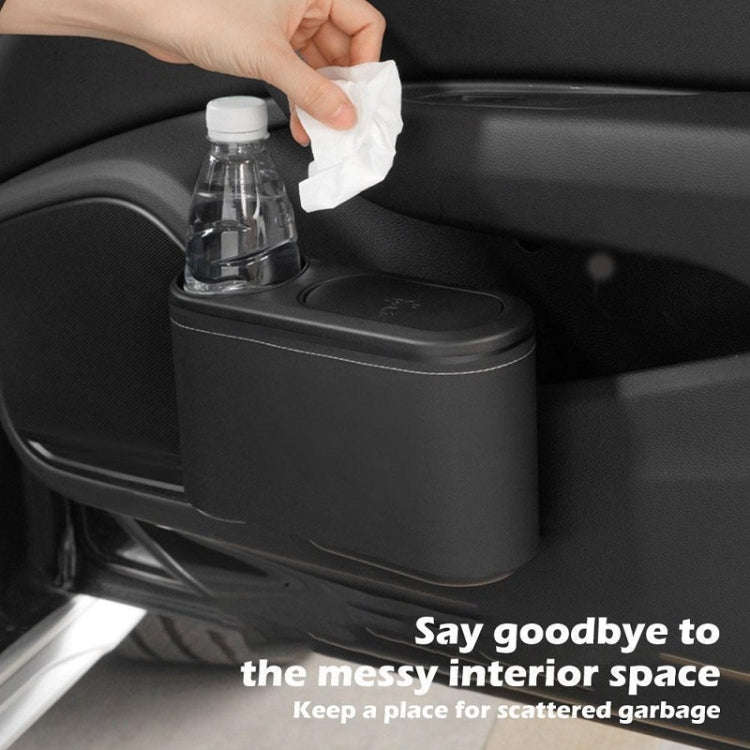 Car Seat Water Cup Holder Umbrella Storage Box Trash Can, Color: Plastic