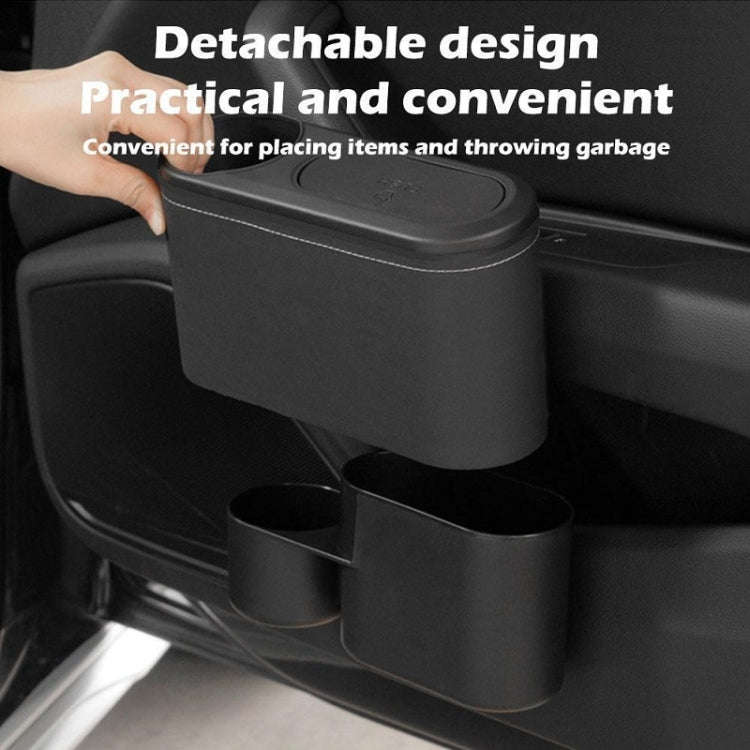 Car Seat Water Cup Holder Umbrella Storage Box Trash Can, Color: Plastic