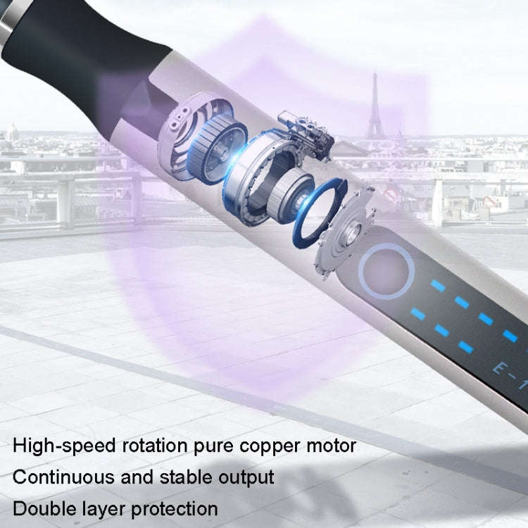 SNJ-3681 Mini Engraving Pen Wireless Polishing Electric Grinder, Style: Rose Gold+Grinding Head+C...
