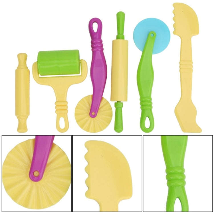 6pcs/set Plasticine Clay Mold Educational DIY Toys