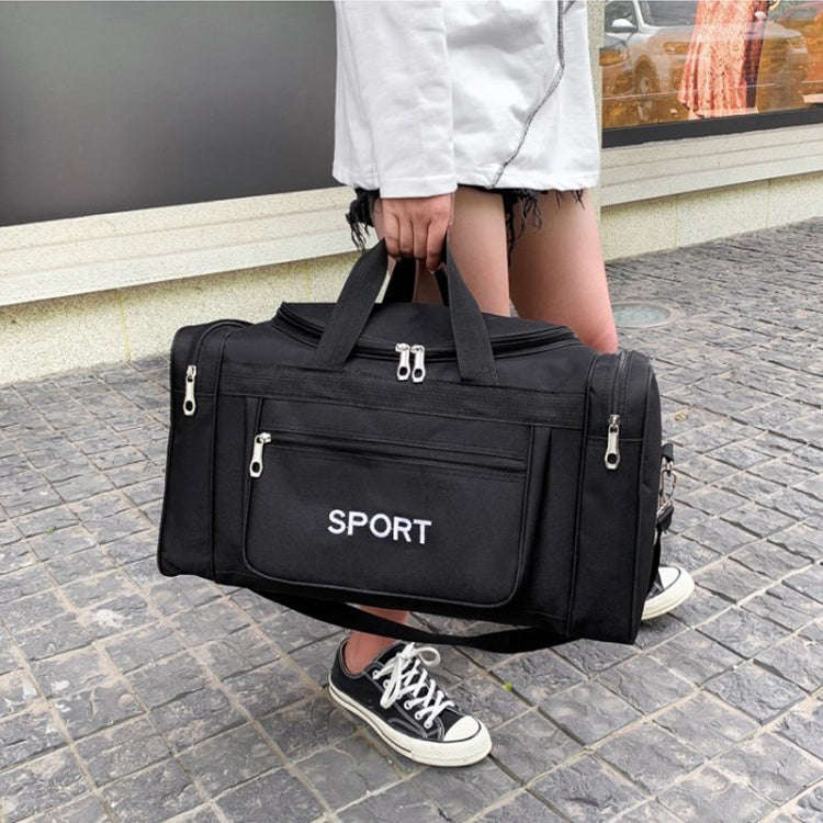LXZ173 Large Capacity Shoulder Portable Travel Storage Bag(Black)