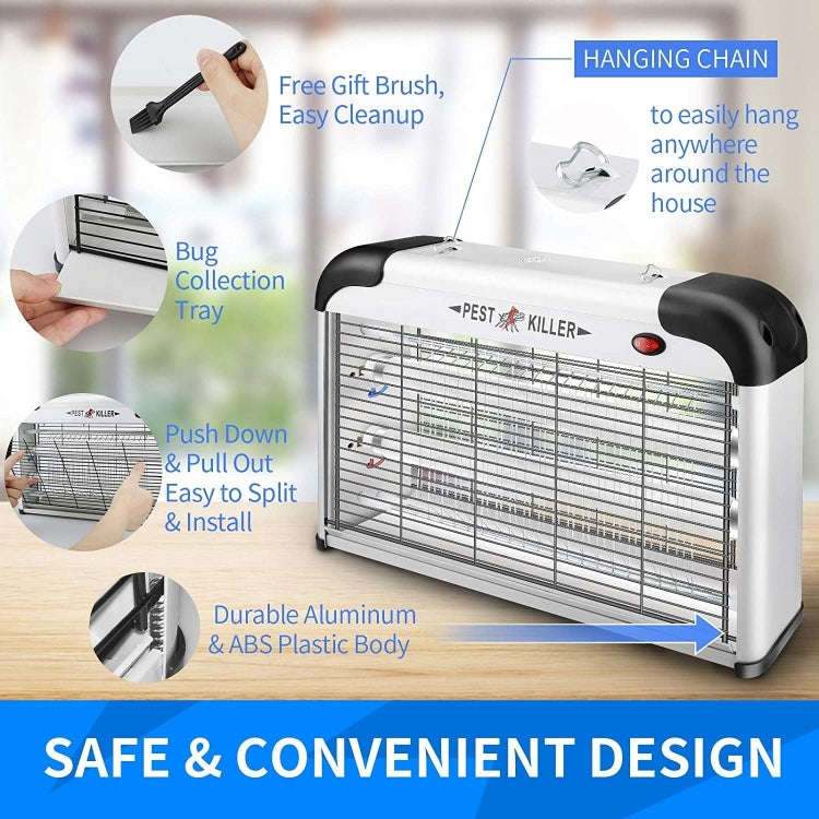 SK611 Indoor Household 20W Electric Shock Mosquito Killer Lamp High Voltage Hotel Fly Killer Lamp...