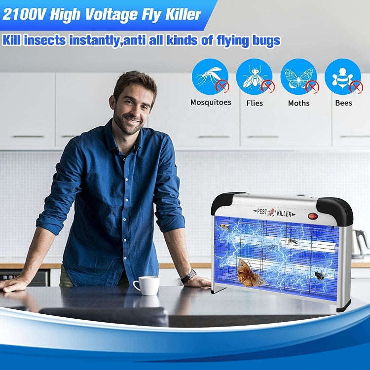 SK611 Indoor Household 20W Electric Shock Mosquito Killer Lamp High Voltage Hotel Fly Killer Lamp...