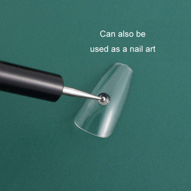 5pcs/set Pottery Tool Indentation Pen Manicure Point Drill Pen(Green)