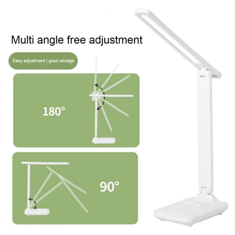 LED Intelligent Digital Display Foldable Desk Lamp, Style: Charging 3200mAh