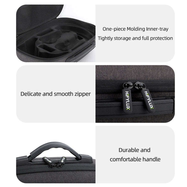 For PICO 4 Hifylux PC-BF16 VR Glasses All-in-one Headwear Protective Storage Bag(Black)