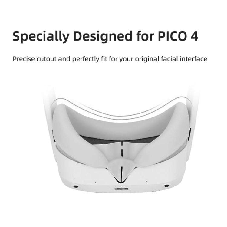 For PICO 4 Hifylux PC-PF26 Silicone Eye Mask VR Glasses Sweat-proof Blackout Case(Orange)