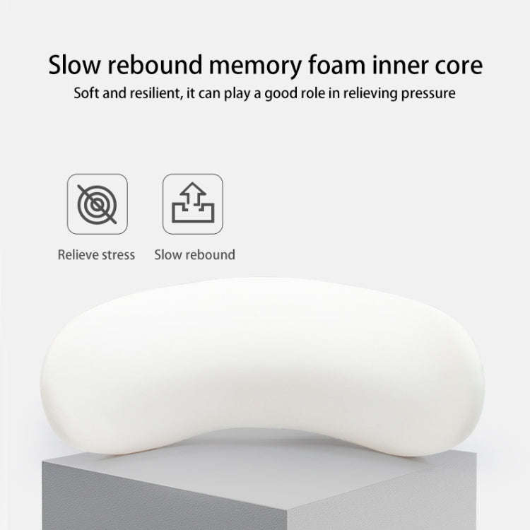 Memory Cotton Lumbar Pillow Sleep Waist Support Lumbar Cushion Pregnant Pelvic Pillow(Dark Gray)