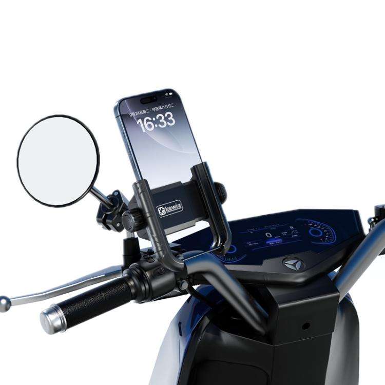 Kewig Motorcycle Bicycle Non-Blocking Mobile Phone Camera Navigation Bracket(M29-C3)