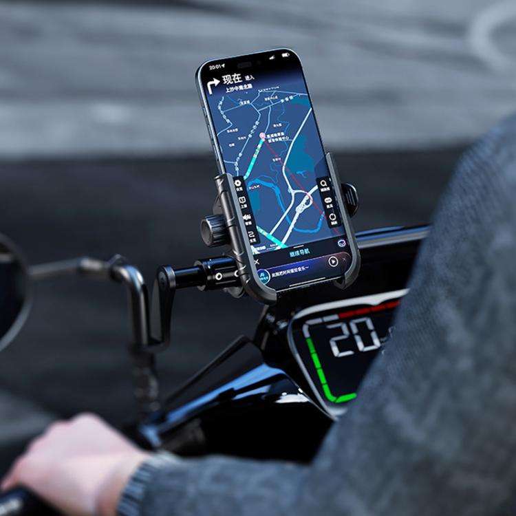 Kewig Motorcycle Bicycle Non-Blocking Mobile Phone Camera Navigation Bracket(M29-C2)