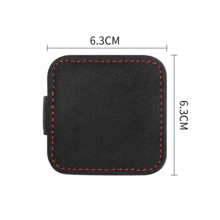 Car Seat Belt Limiter Elastic Adjuster Magnetic Fixation(Brown)