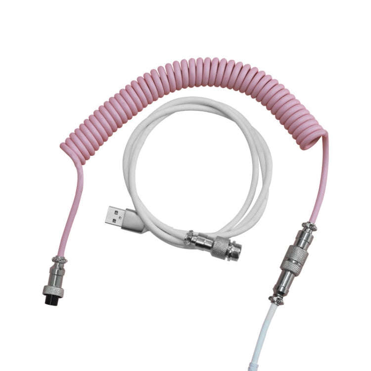 Ajazz AL60 USB To Type-C/USB-C Keyboard Extension Line Single Hole Connector, Cable Length: 2.3m(...