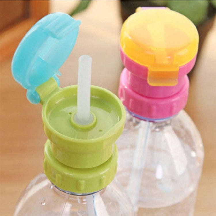 2pcs CJ07205 Baby Straw Lids Portable Drinking Straw Lids for Children(Green)