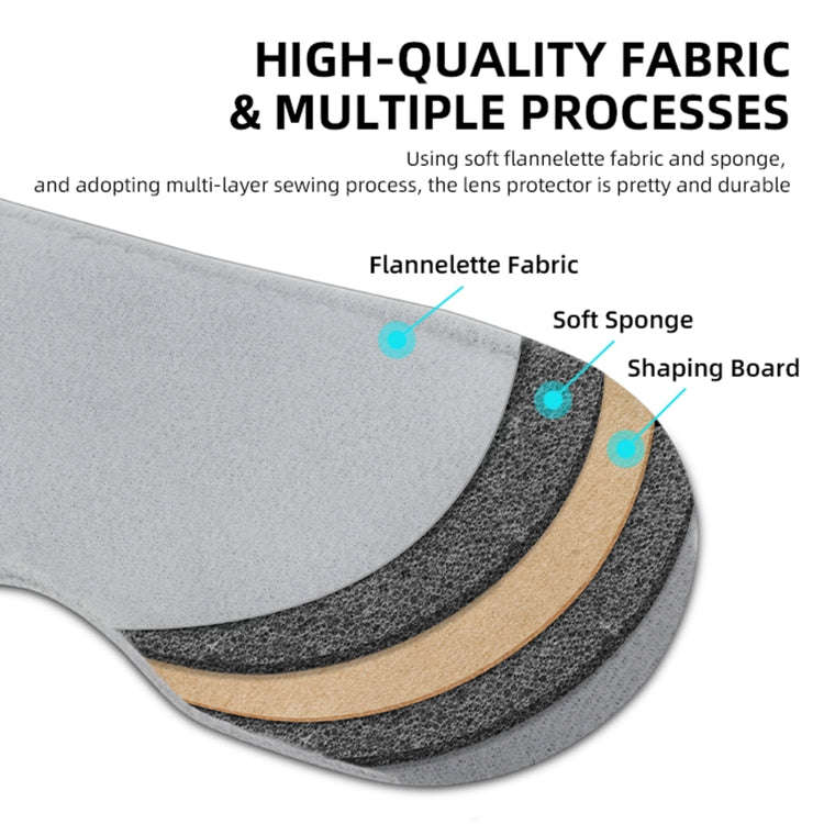 For PICO 4 Hifylux PC-ZF17 Lens Protector VR Glasses Dust-proof Sponge Pad(Light Grey)