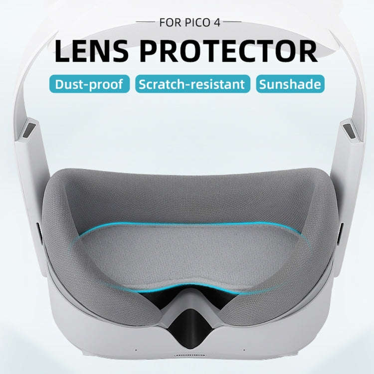 For PICO 4 Hifylux PC-ZF17 Lens Protector VR Glasses Dust-proof Sponge Pad(Light Grey)