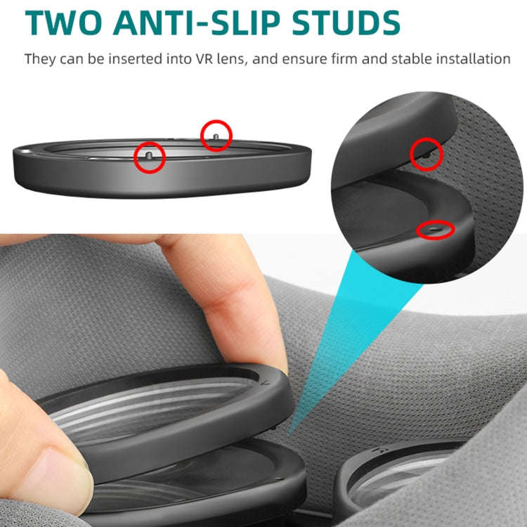 For PICO 4 Hifylux PC-QF25 1pair Magnetic Myopia Glasses Box Non-spherical Resin VR Glasses Acces...