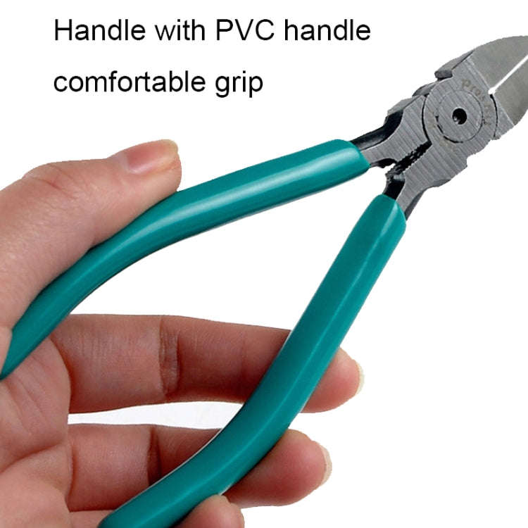 ProsKit PM-805E Thin Knife Water Nose Pliers 5 Inch Angled Nose Pliers(Green)