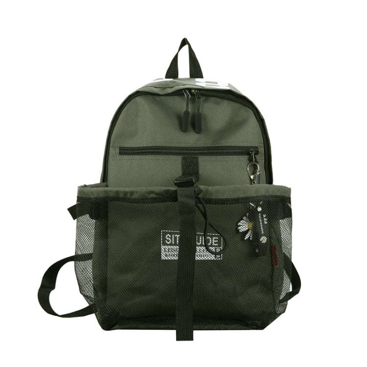 Spring Rope Basketball Bag Multifunctional Training Backpack Hand Lifting Capacity Sports Bag(Green)