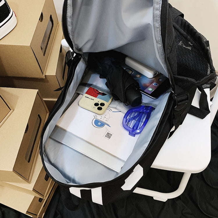 Spring Rope Basketball Bag Multifunctional Training Backpack Hand Lifting Capacity Sports Bag(Yel...