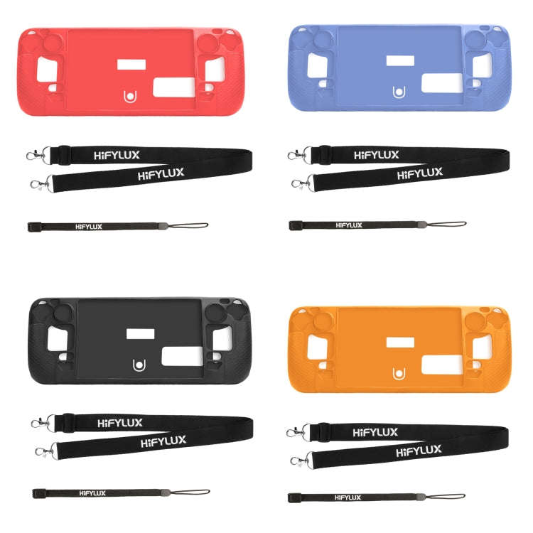 For Steam Deck Hifylux ST-PF14 Game Console Silicone Case Anti-scratch Non-slip Handheld Case Lan...
