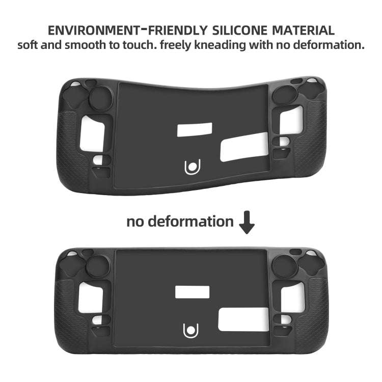For Steam Deck Hifylux ST-PF14 Game Console Silicone Case Anti-scratch Non-slip Handheld Case Lan...