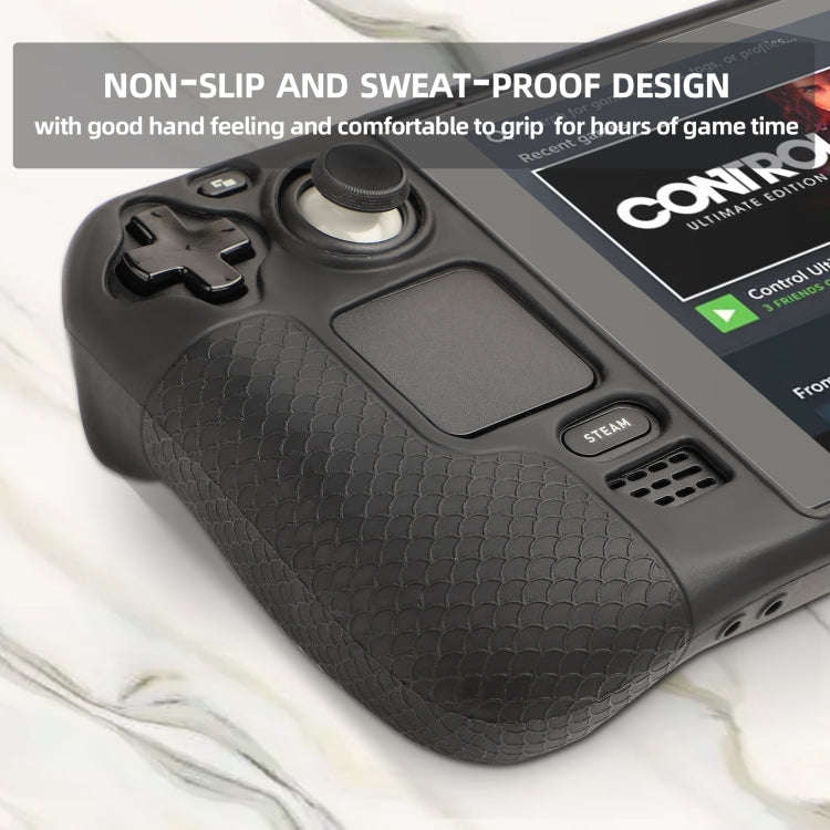 For Steam Deck Hifylux ST-PF14 Game Console Silicone Case Anti-scratch Non-slip Handheld Case Lan...