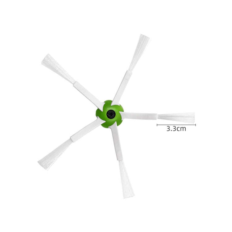 For iRobot i7 i7+ E5 E6 i3 Vacuum Cleaner Accessories 6pcs Pentagonal Side Brush