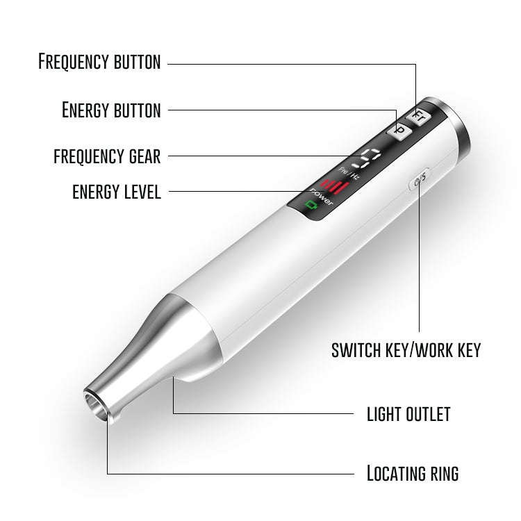 AA-A401 Small Freckle and Mole Removal Pen Tattoo and Eyebrow Removal Beauty Instrument, Color: R...